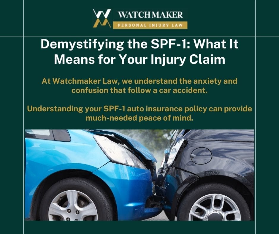 Demystifying the SPF-1: What It Means for Your Injury Claim in Edmonton, Alberta