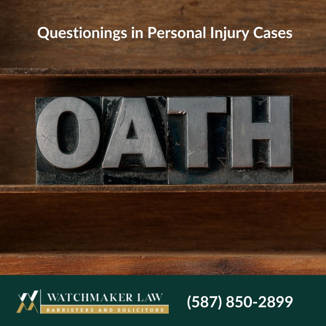 questionings in personal injury cases