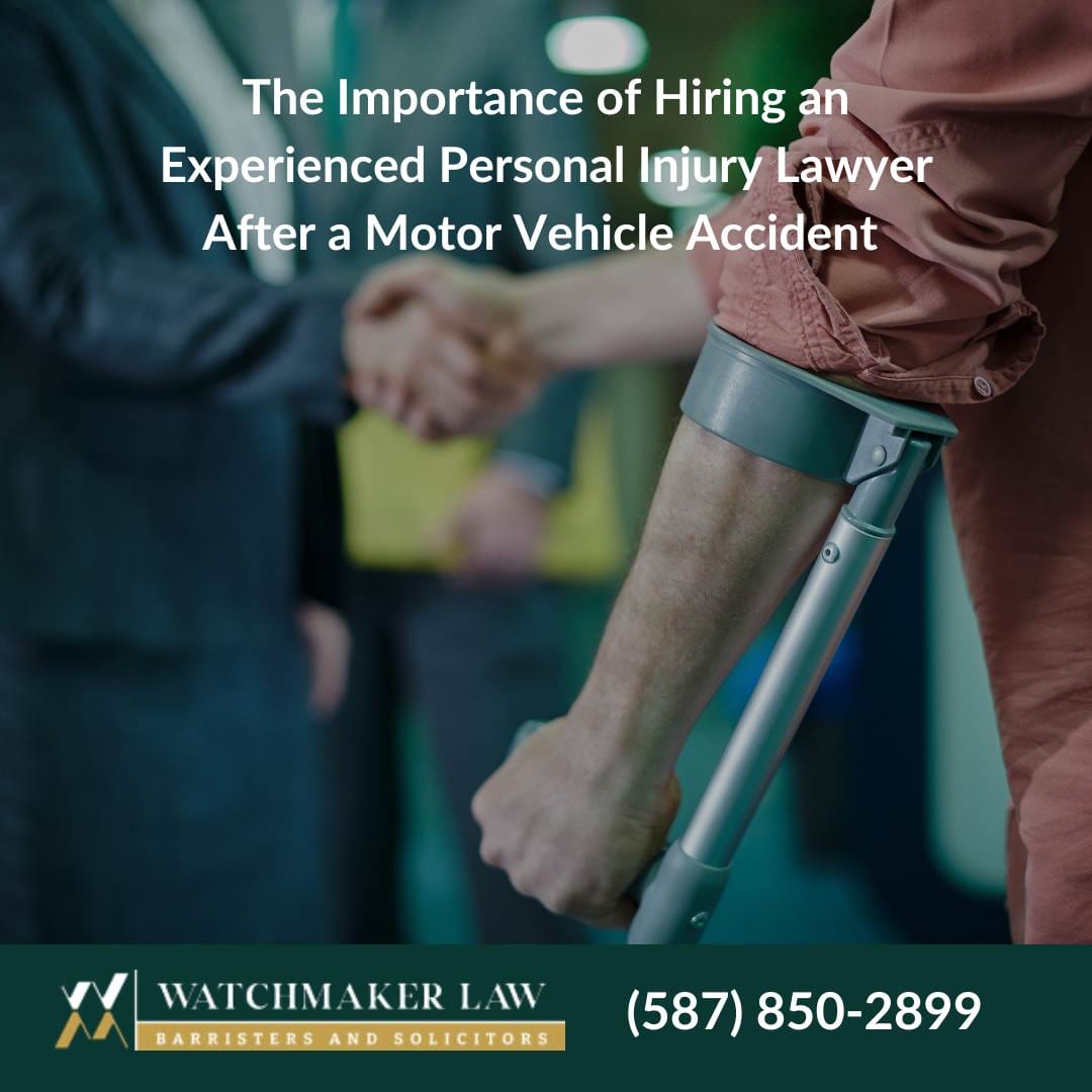 The importance of hiring an experienced personal injury lawyer after a car accident in alberta